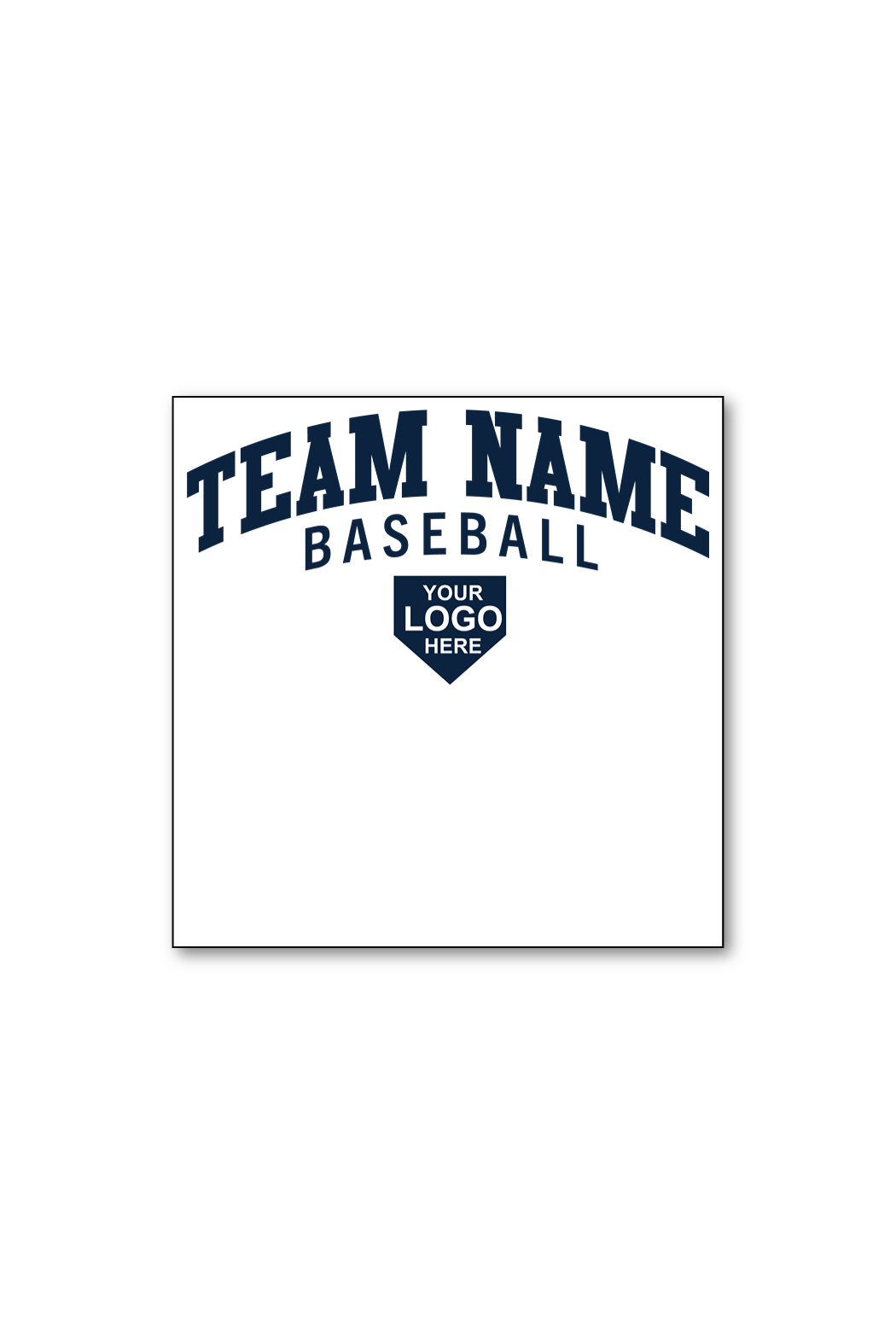 ⭐ Baseball White Sticker - Kiss Cut 3"
